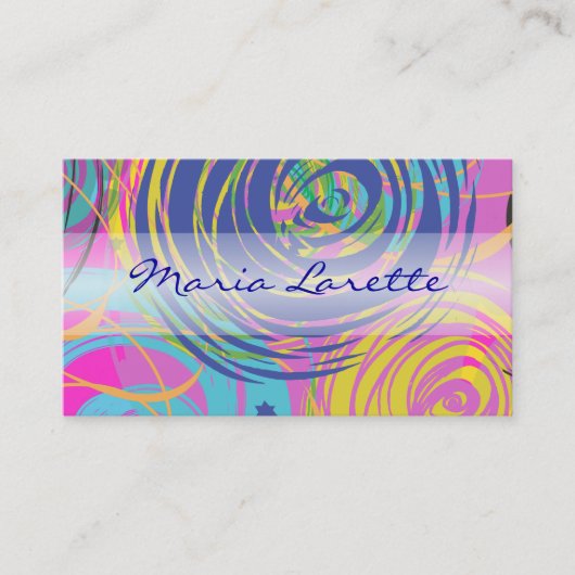 ARTSY FARTSY Artist Designer Card Visitekaartje (Voorkant)