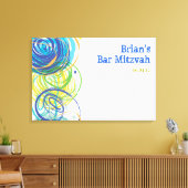 ARTSY FARTSY Bar Bat Mitzvah Inlogbord Canvas Afdruk (Insitu (Woonkamer))