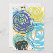 ARTSY FARTSY Bar Bat Mitzvah Uitnodiging (Achterkant)