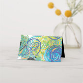 ARTSY FARTSY Bat Mitzvah Zitten Escort Plaatskaartje (Achterkant)