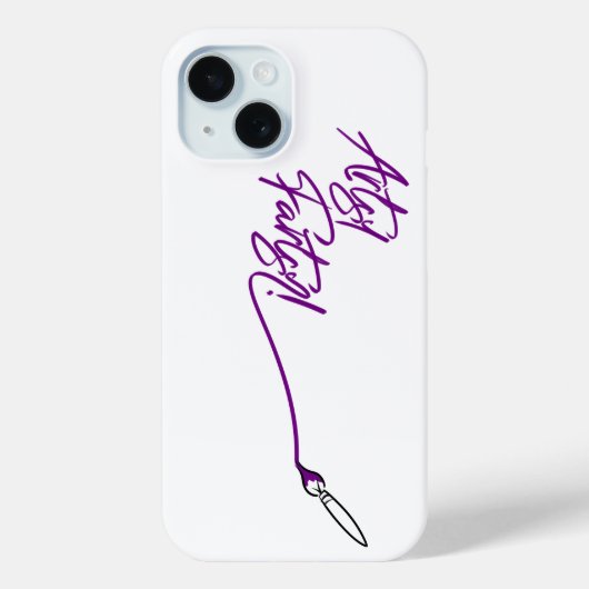 ARTSY FARTSY PAINTBRUSH van Jeff Willis Art Case-Mate iPhone Case (Achterkant)