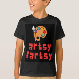 artsy-fartsy t-shirt