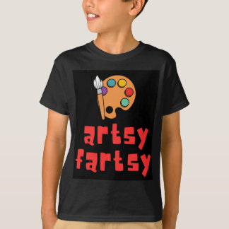 artsy-fartsy t-shirt