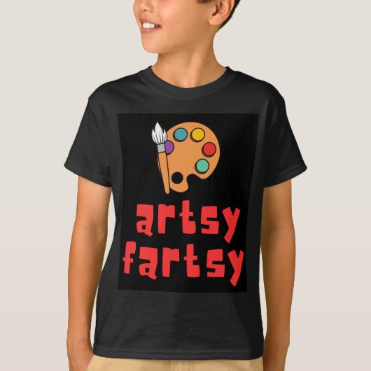 artsy-fartsy t-shirt (Voorkant)
