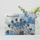 Artsy Ferris Wheel Kaart (Staand voorkant)