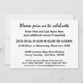 Artsy Ferris Wheel Kaart (Achterkant)