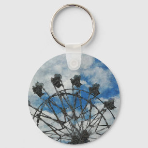 Artsy Ferris Wheel Sleutelhanger