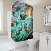 Artsy Fish Douchegordijn (In situ)