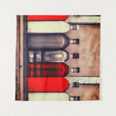 Artsy-flessen Wandkleed (Voorkant (horizontaal))