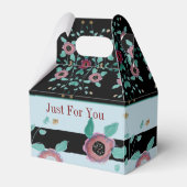 Artsy Floral Bedankdoosjes (Voorkant Zijde)