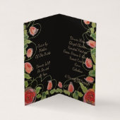 Artsy Floral Designer Visitekaartje (Binnen)