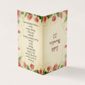 Artsy Floral Designer Visitekaartje (Buitenkant)