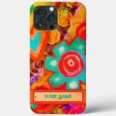 Artsy Floral. Leuke grillige kleurrijke inspiratie Case-Mate iPhone Case (Achterkant)