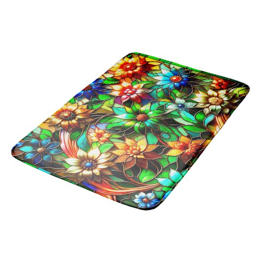 Artsy Flower Badmat (Gekanteld)