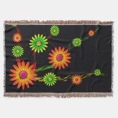 Artsy Flower Deken (Voorkant)