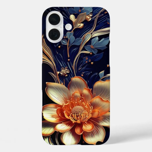 Artsy Flower Design Telefoonhoes Case-Mate iPhone Case (Achterkant)