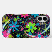 Artsy Flower Design Telefoonhoes Case-Mate iPhone Case (Achterkant (horizontaal))