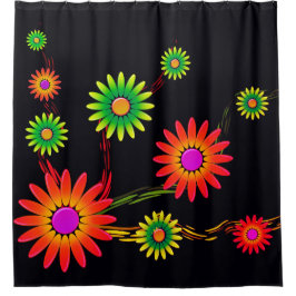 Artsy Flower Douchegordijn