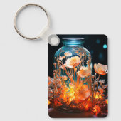 Artsy Flower Jar Sleutelhanger (Voorkant)