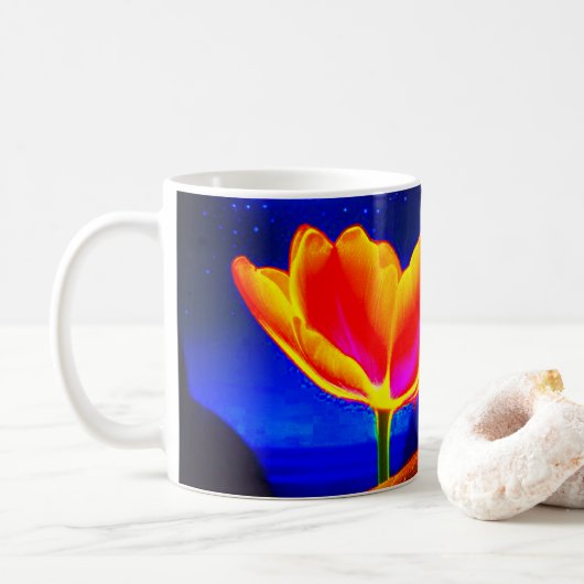 Artsy Flower Koffiemok (Met donut)