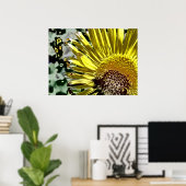 Artsy Flower Poster (Thuiskantoor)