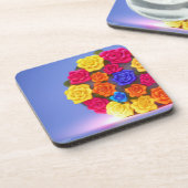 Artsy Flowers Bier Onderzetter (Linkerzijde)