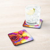 Artsy Flowers Bier Onderzetter (Rechterzijde)