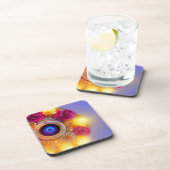 Artsy Flowers Bier Onderzetter (Rechterzijde)