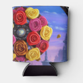 Artsy Flowers Blikjeskoeler (Voorkant)