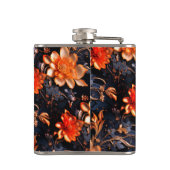 Artsy Flowers Heupfles (Achterkant)