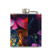 Artsy Flowers Heupfles (Achterkant)