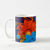 Artsy Flowers Koffiemok (Links)