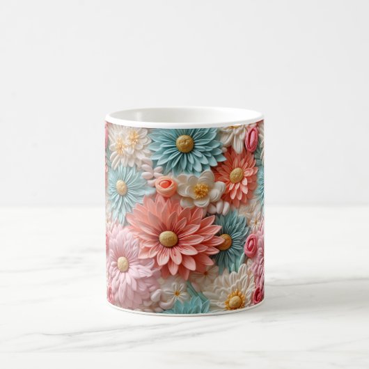 Artsy Flowers Koffiemok (Center)