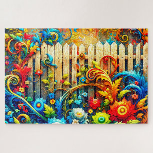 Artsy Flowers Legpuzzel