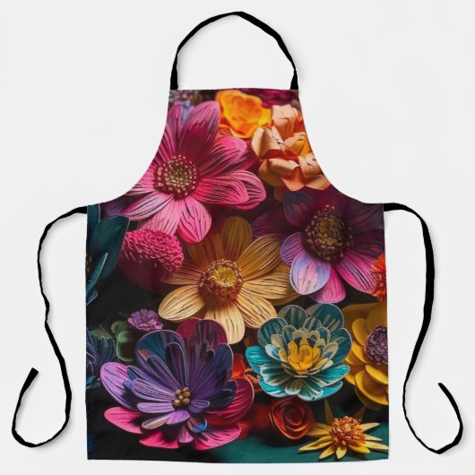 Artsy Flowers Schort (Voorkant)