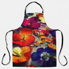 Artsy Flowers Schort