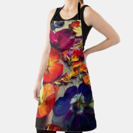 Artsy Flowers Schort