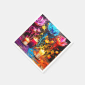Artsy Flowers Servet (Hoek)