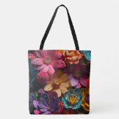 Artsy Flowers Tote Bag (Voorkant)