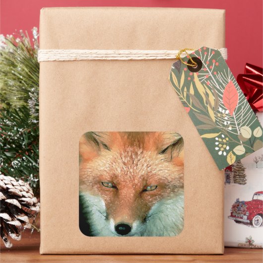 Artsy Folksy Fox Stickers (Feestdagen)