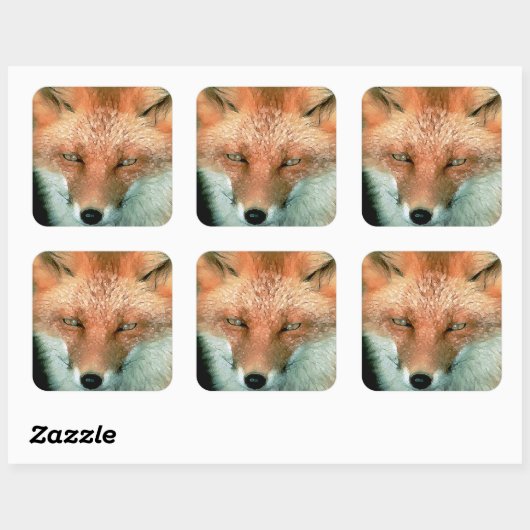 Artsy Folksy Fox Stickers (Vel)
