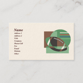 Artsy Football Visitekaartjes