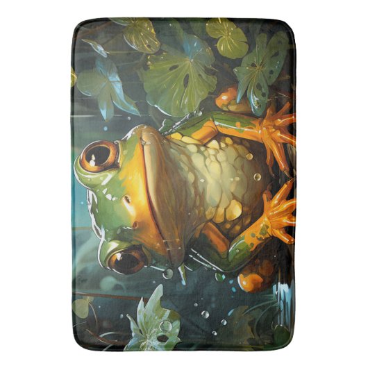 Artsy Frog Badmat (Voorkant Verticaal)
