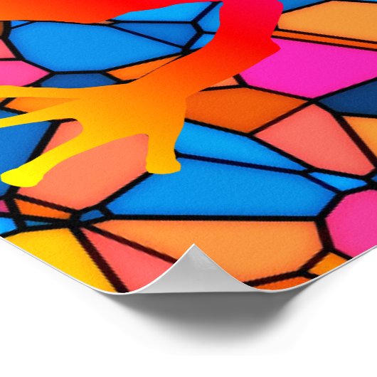 Artsy Frog Poster (Hoek)