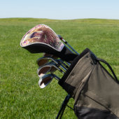 Artsy Fun Capybara Golf Driver Hoofd Hoesje Golfheadcover (Insitu)