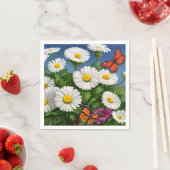 Artsy Fun Daisies en Butterflies Servet (Insitu)