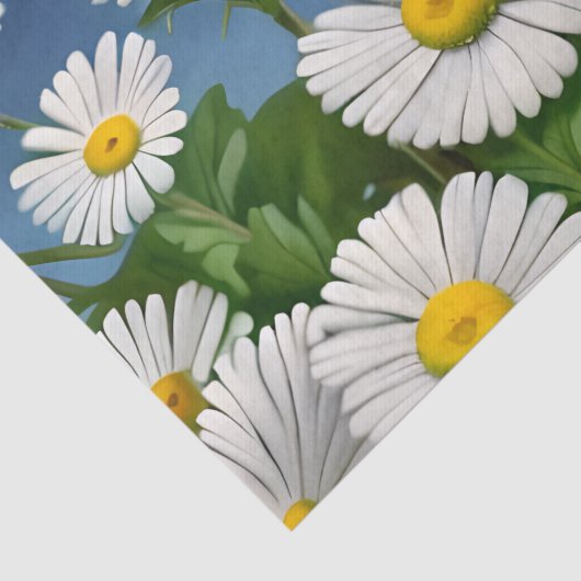 Artsy Fun Daisies en Butterflies Tissuepapier (Detail)