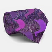 Artsy Gastroenteroloog Stropdas bij Paars (Opgerold)