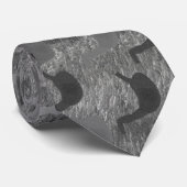 Artsy Gastroenteroloog Stropdas in grijs (Opgerold)
