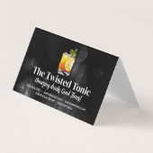 Artsy Gemengde Cocktail Drinken Visitekaartje (Voorkant)